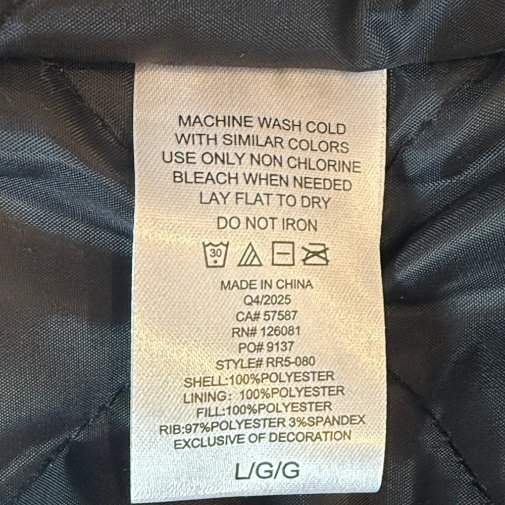 Reason Red and Cream 'Pablo Escobar' Racing Bomber Jacket - Picture 10 of 11